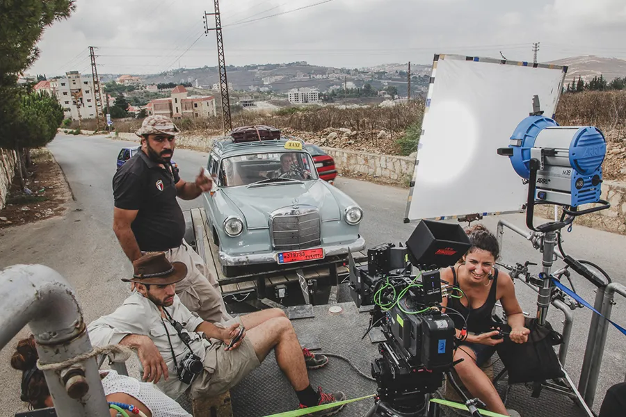 making of liban sud the traveller movie mercedes vinatge